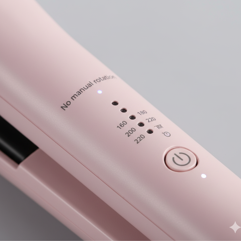 "The Ultimate 6-in-1 Auto-Rotating Hair Curler